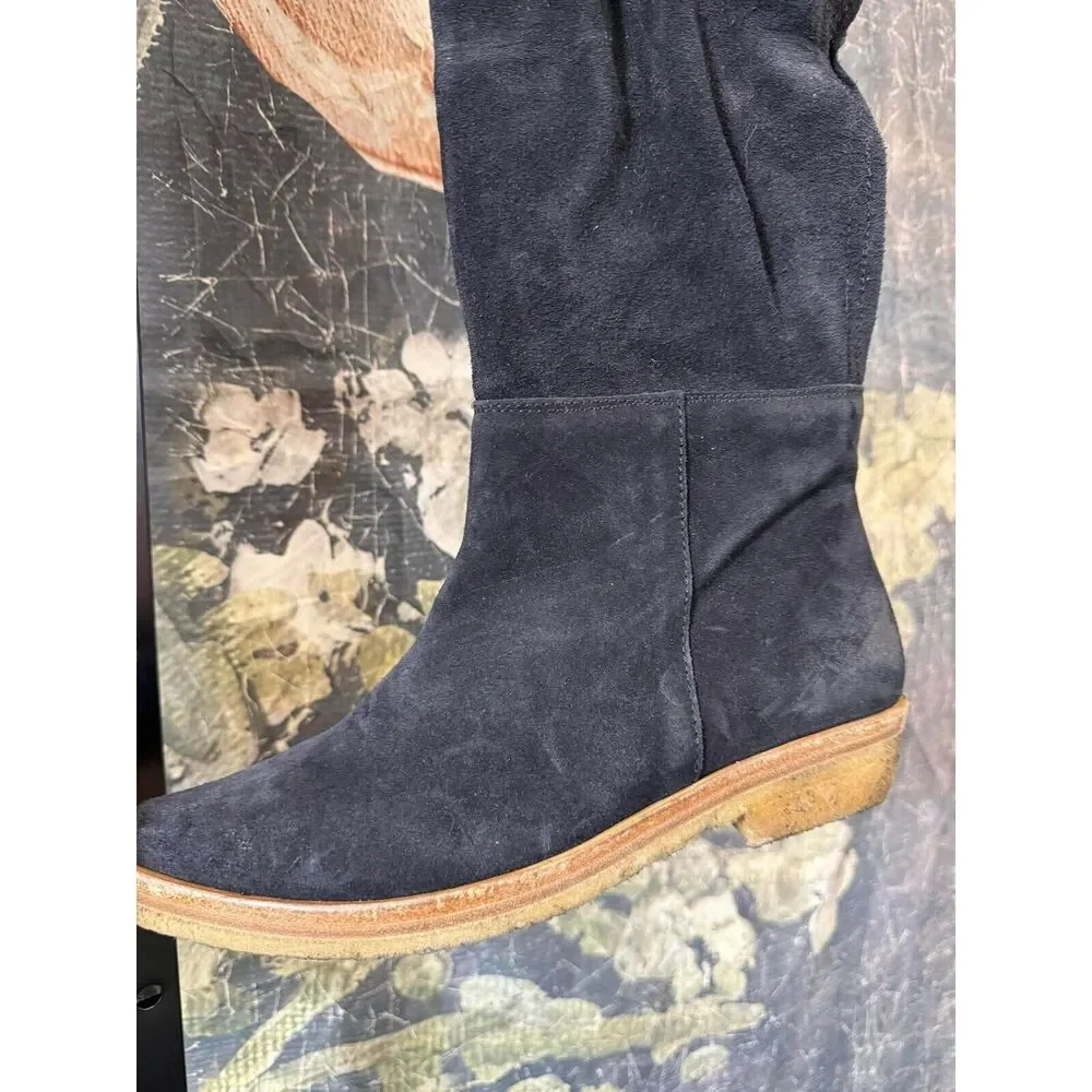 New Free People Banks Over The Knee Boots Suede Size 38.5
